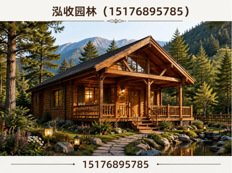 临高防腐木展示图